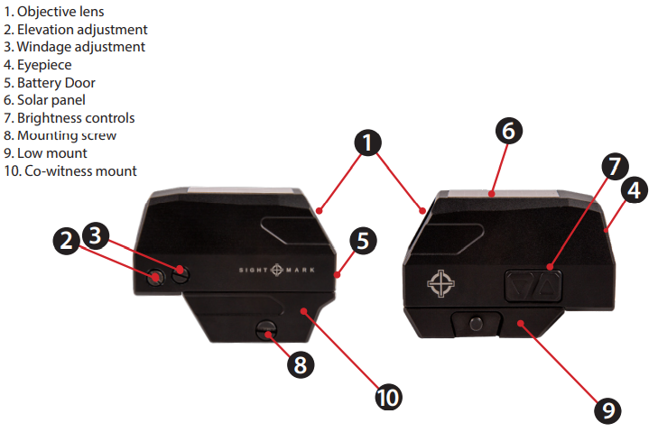 Sightmark Volta Solar Kolimator - Ubitzu