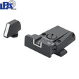 Regulowane przyrządy celownicze do Glock [G17 G19 G26 & other] | białe linie - Ubitzu