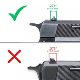 Browning Hi-Power Vigilante regulowane przyrządy celownicze | blank - Ubitzu