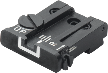 Glock [G17 G19 G26 & other] regulowana szczerbinka | białe linie - Ubitzu
