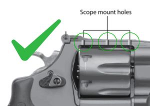 Smith & Wesson rewolwer [686 629 19 66 586 & other] regulowane przyrządy celownicze [silver; sprężynowa muszka] | światłowodowe