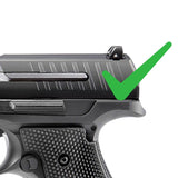 Walther [PPQ P99 Creed PPX & PPS] adjustable rear sight | white lines - Ubitzu